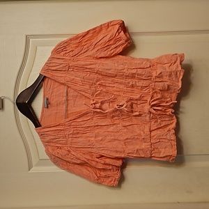 Tie up 100% cotton cropped top